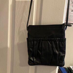 Elegant Black Leather Women's Bag